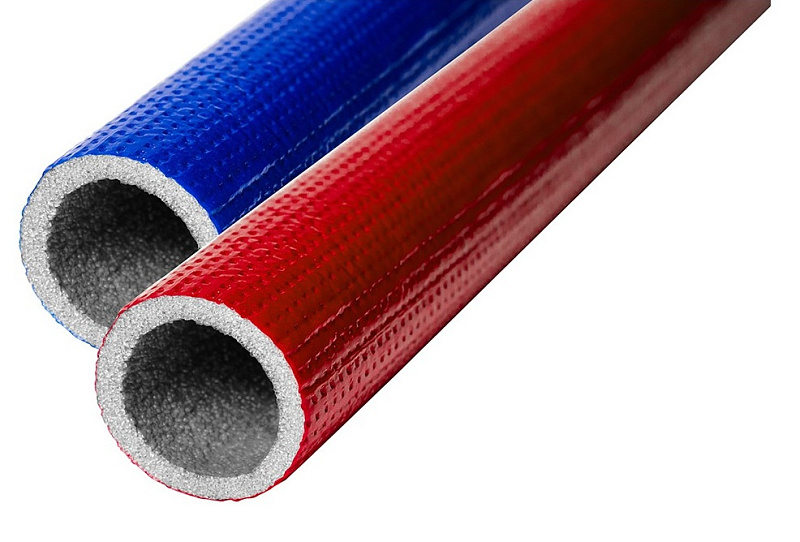 Трубка K-FLEX PE COMPACT 06x028-2 blue/red