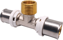 K-FLEX пресс-фитинг тройник с наружной резьбой 20х3/4″ мм